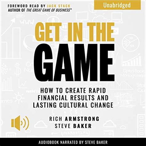 get in the game|Get In The Game: How To Create Rapid Financial Results And .